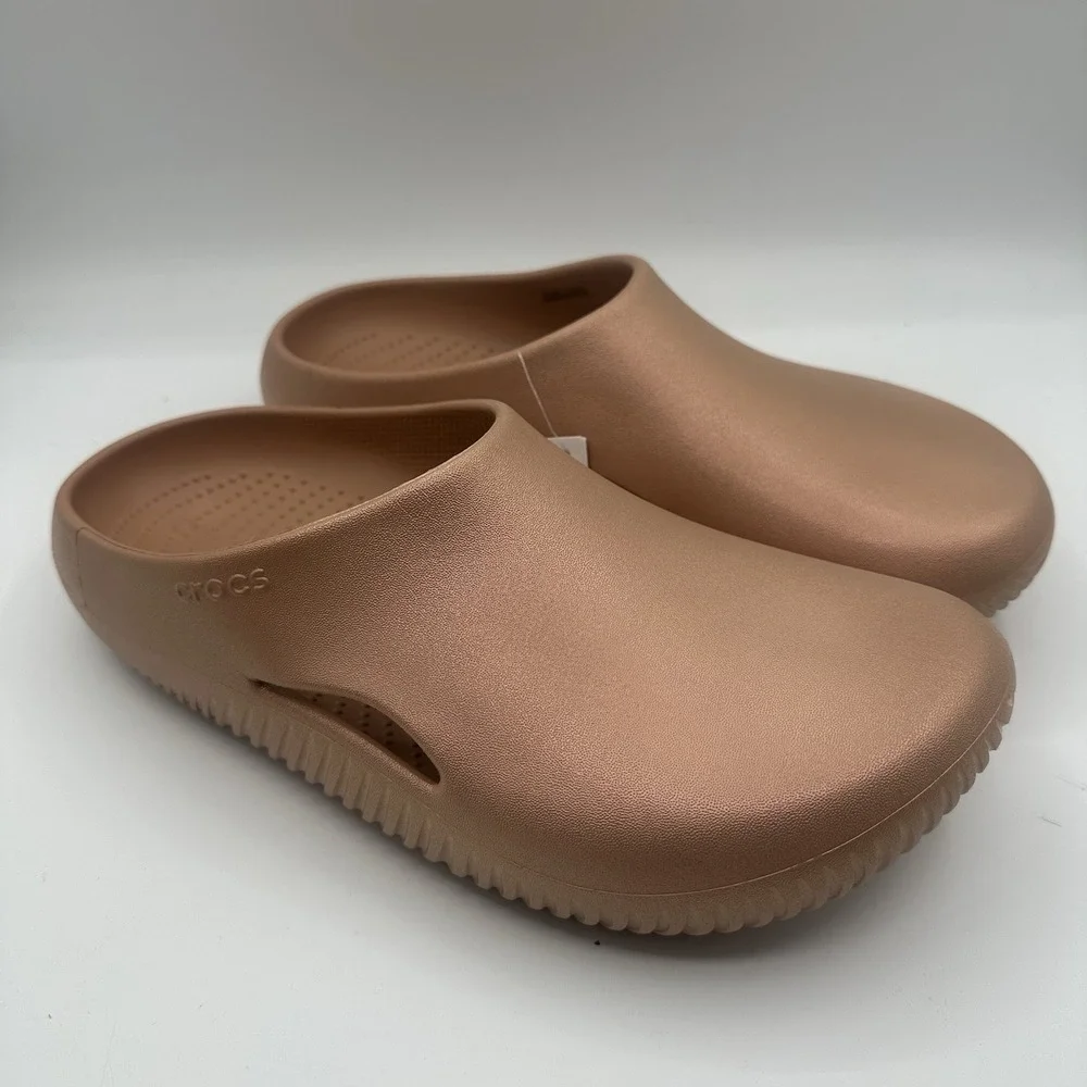 Crocs Mellow Shine Recovery Clog Mens 10 Womens 12 Cork Slip On Shoes 209282-2CC